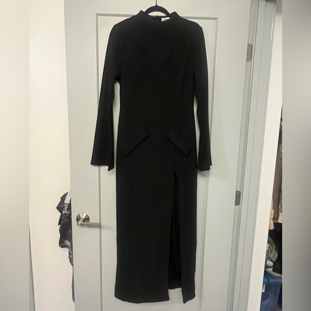 Showpo Classic Black Long Sleeve Dress